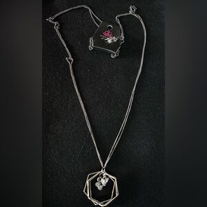 Paparazzi Silver Geometric Necklace
